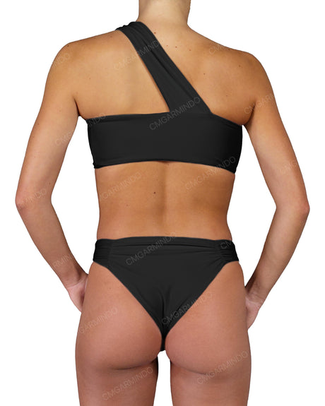 Side Scrunched High Waist Bottom