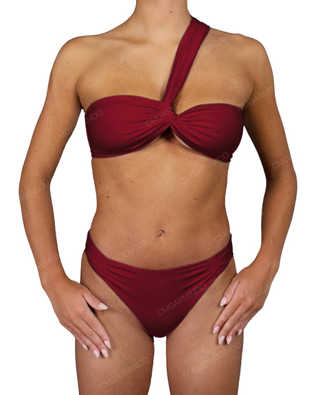 Side Scrunched High Waist Bottom