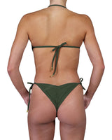 Scrunched Back Side Tie Bottom