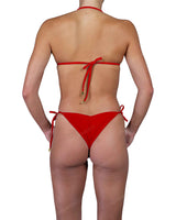 Scrunched Back Side Tie Bottom