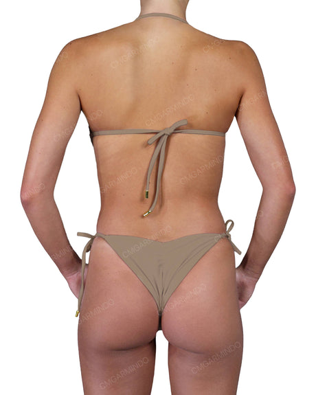 Scrunched Back Side Tie Bottom