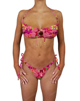 Scrunched Back Side Tie Bottom
