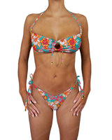 Scrunched Back Side Tie Bottom