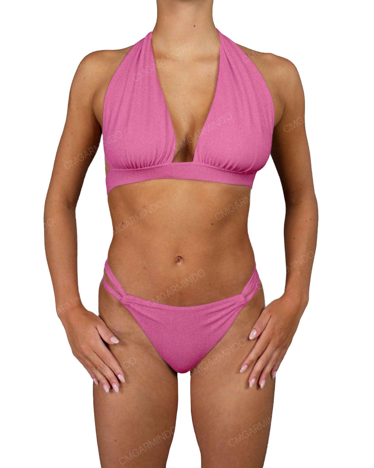 Double Strap High Waist Bottom