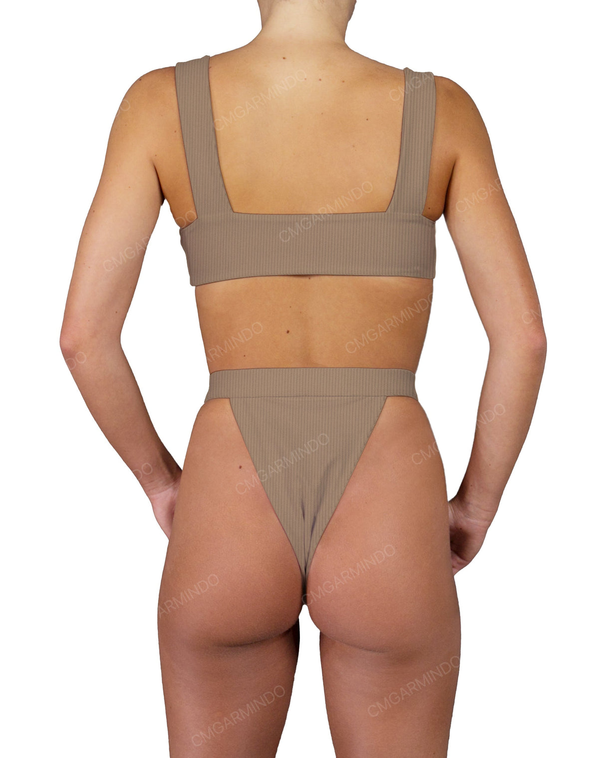 Strap Waistband High Waist Bottom