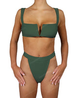 Strap Waistband High Waist Bottom