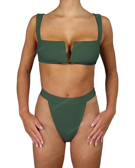 Strap Waistband High Waist Bottom