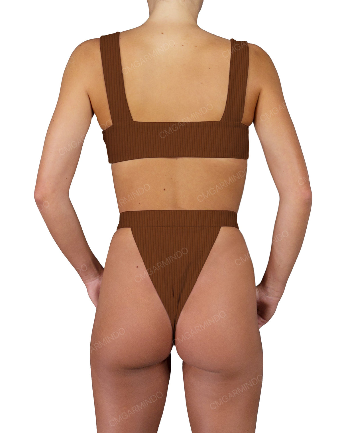 Strap Waistband High Waist Bottom