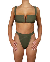 Strap Waistband High Waist Bottom