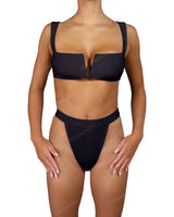Strap Waistband High Waist Bottom
