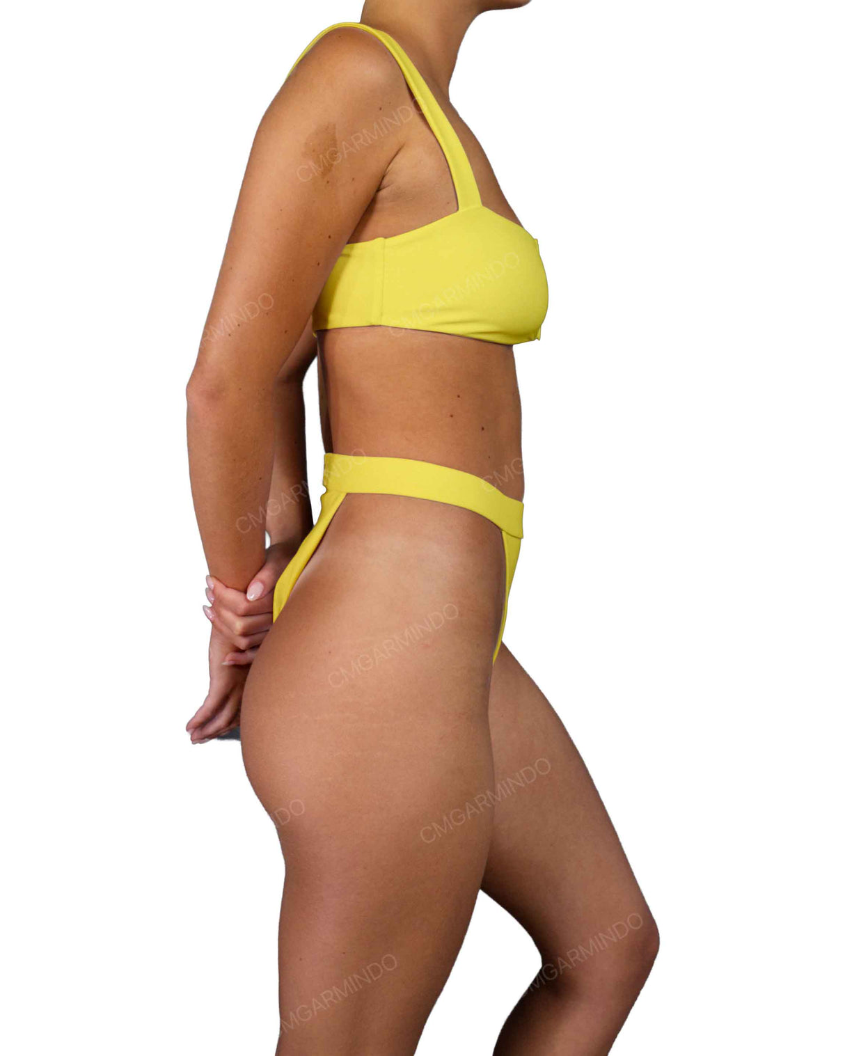 Strap Waistband High Waist Bottom