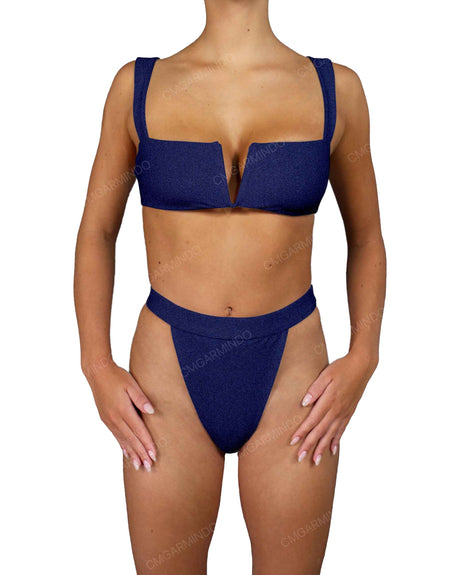 Strap Waistband High Waist Bottom