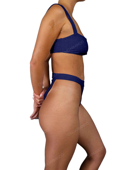 Strap Waistband High Waist Bottom