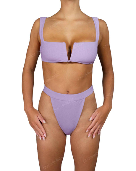 Strap Waistband High Waist Bottom