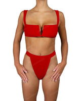 Strap Waistband High Waist Bottom
