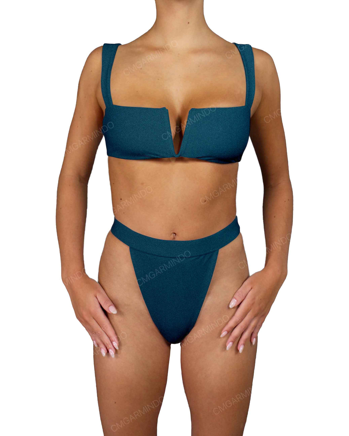 Strap Waistband High Waist Bottom