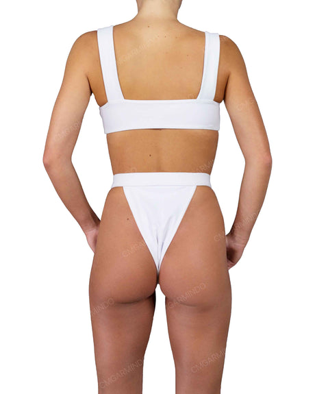 Strap Waistband High Waist Bottom
