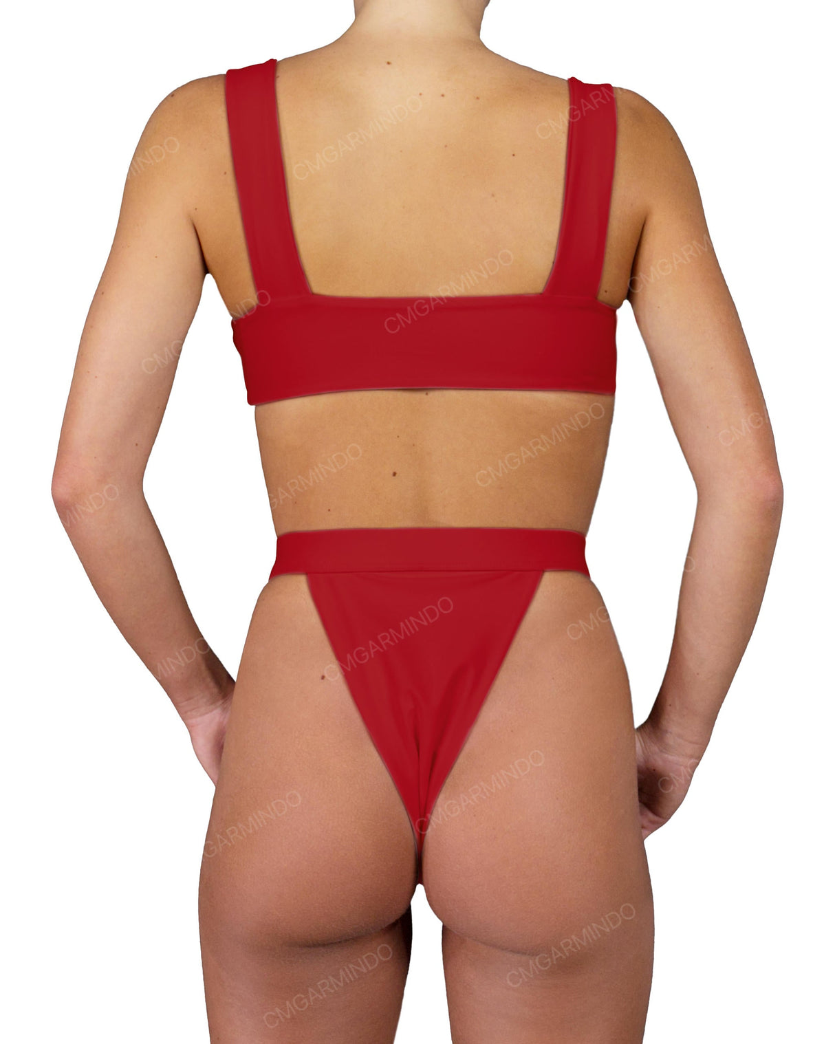 Strap Waistband High Waist Bottom