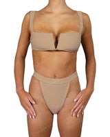 Strap Waistband High Waist Bottom