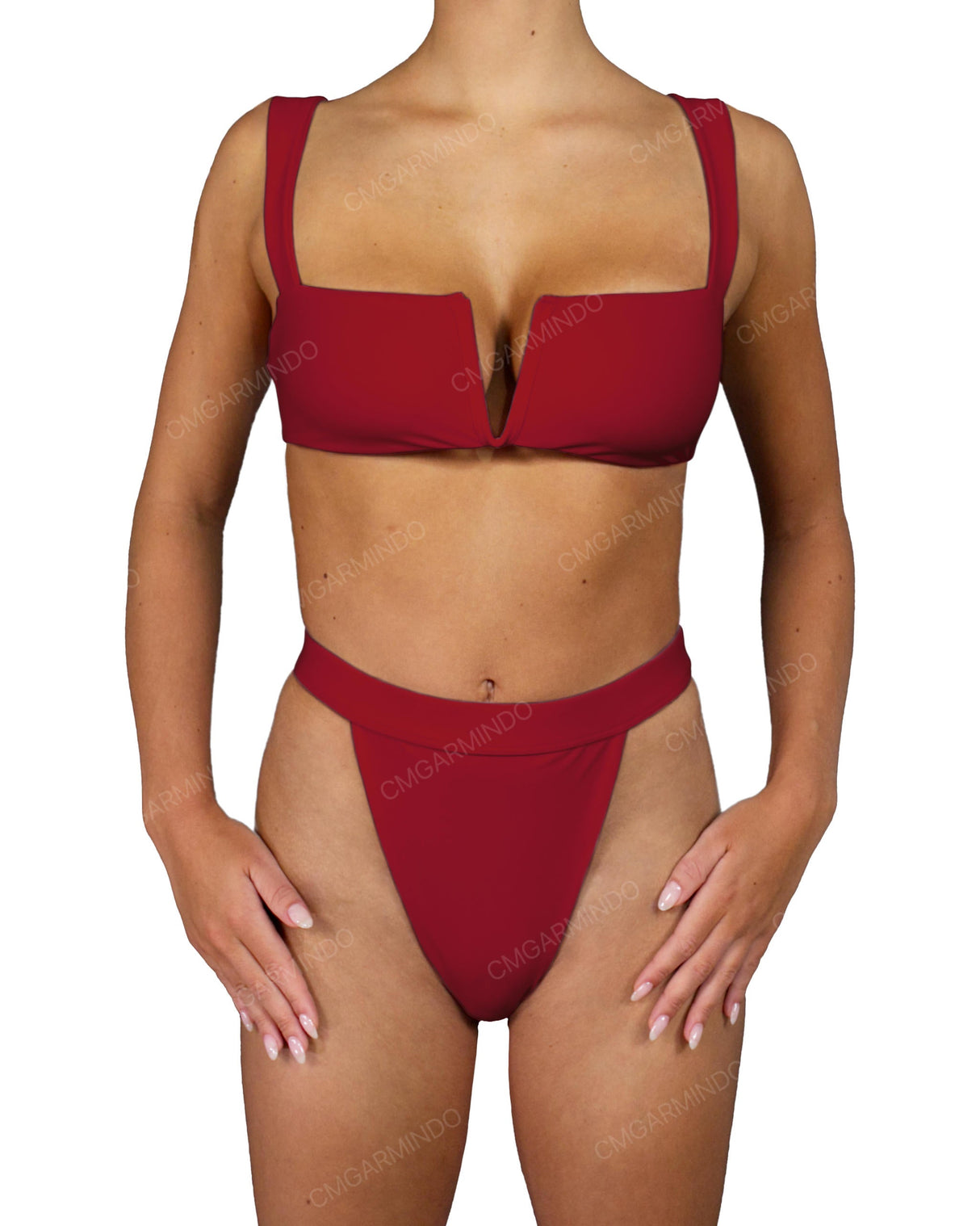 Strap Waistband High Waist Bottom