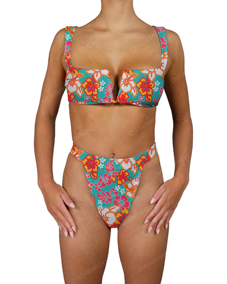 Strap Waistband High Waist Bottom
