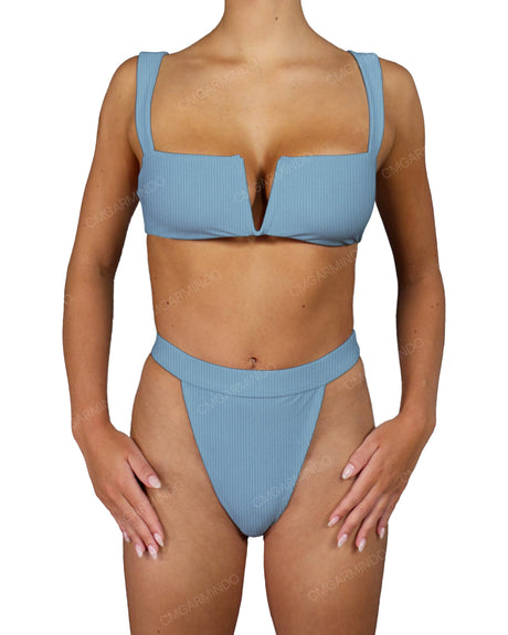 Strap Waistband High Waist Bottom