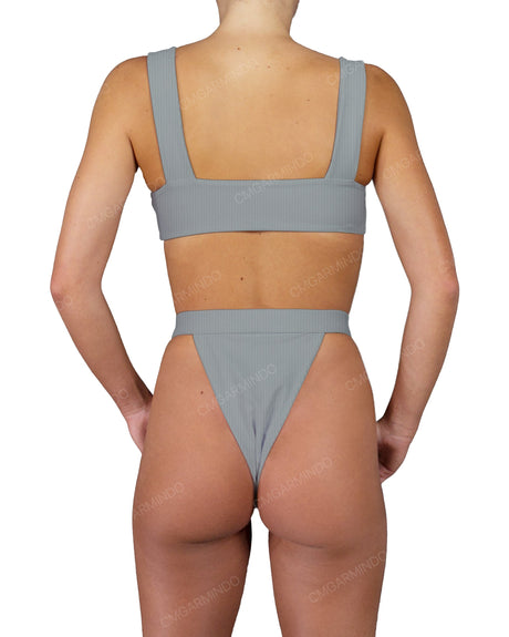 Strap Waistband High Waist Bottom