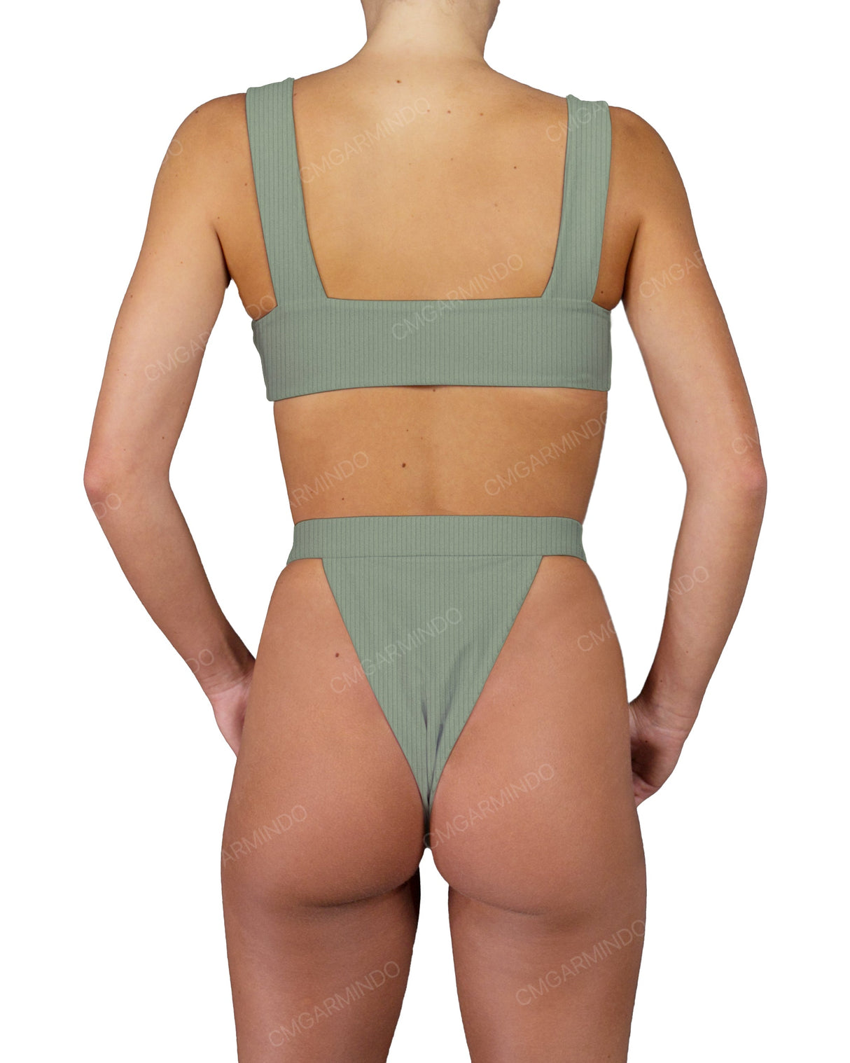Strap Waistband High Waist Bottom