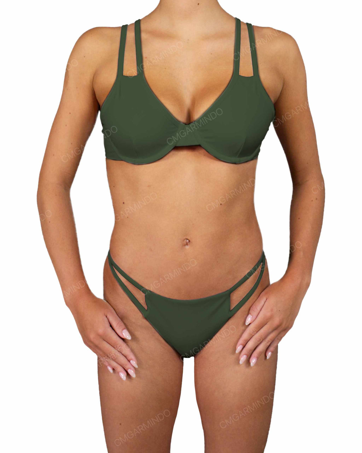Double Strap Low Waist Bottom