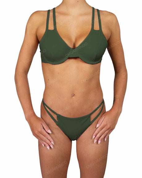 Double Strap Low Waist Bottom
