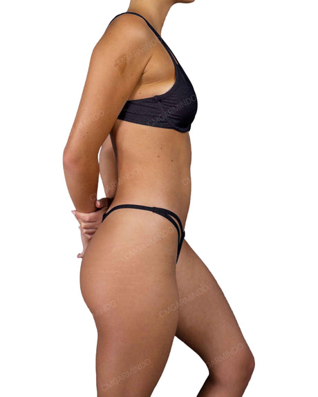 Double Strap Low Waist Bottom