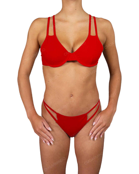 Double Strap Low Waist Bottom