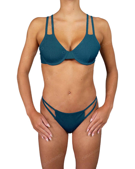 Double Strap Low Waist Bottom