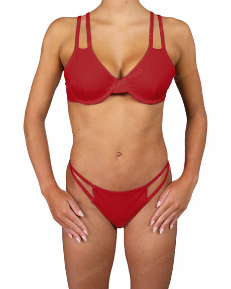 Double Strap Low Waist Bottom