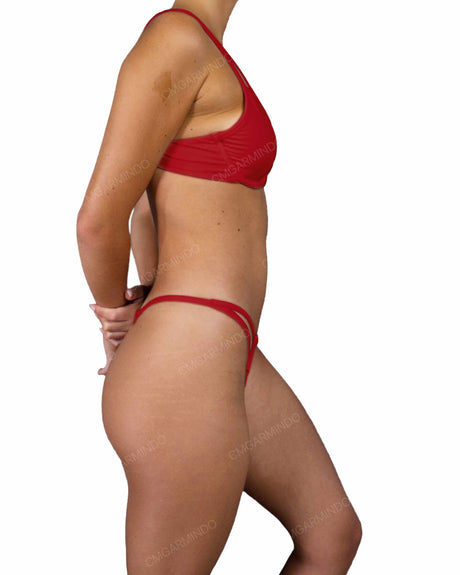 Double Strap Low Waist Bottom