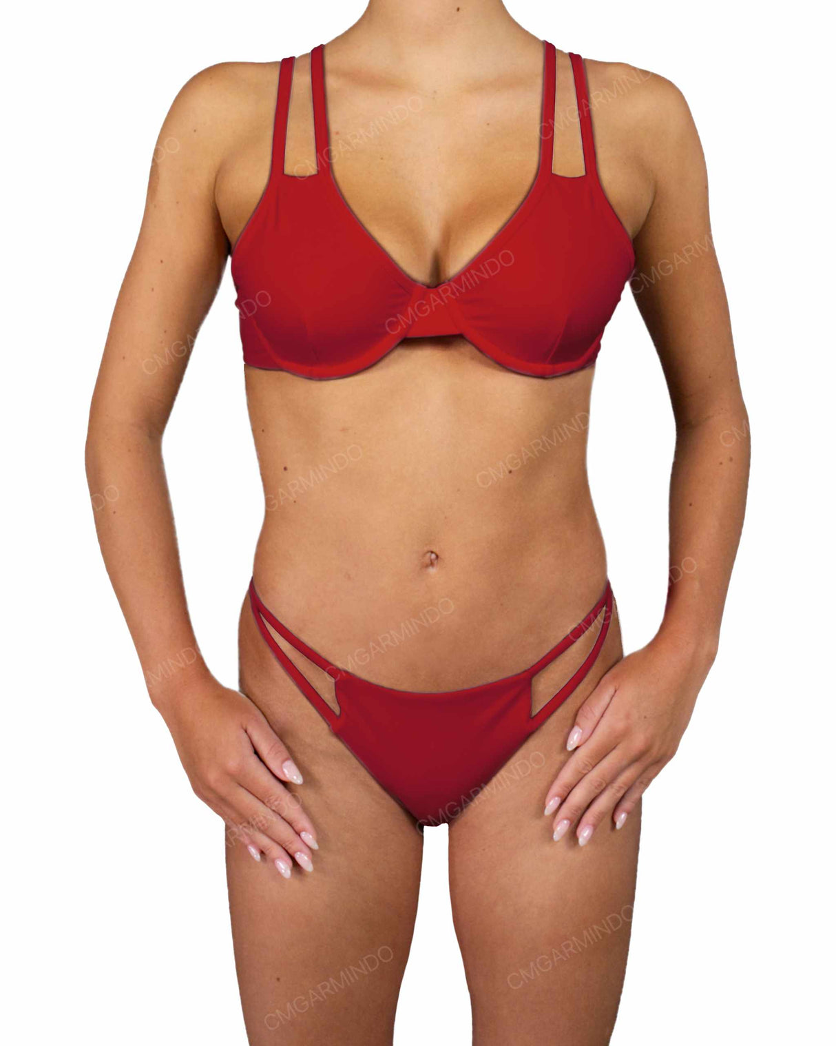 Double Strap Low Waist Bottom