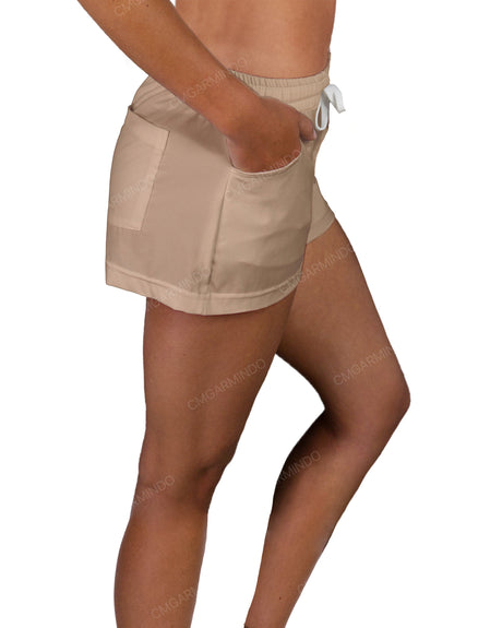 Elastic Waist Swim Shorts