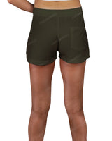 Elastic Waist Swim Shorts