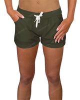 Elastic Waist Swim Shorts
