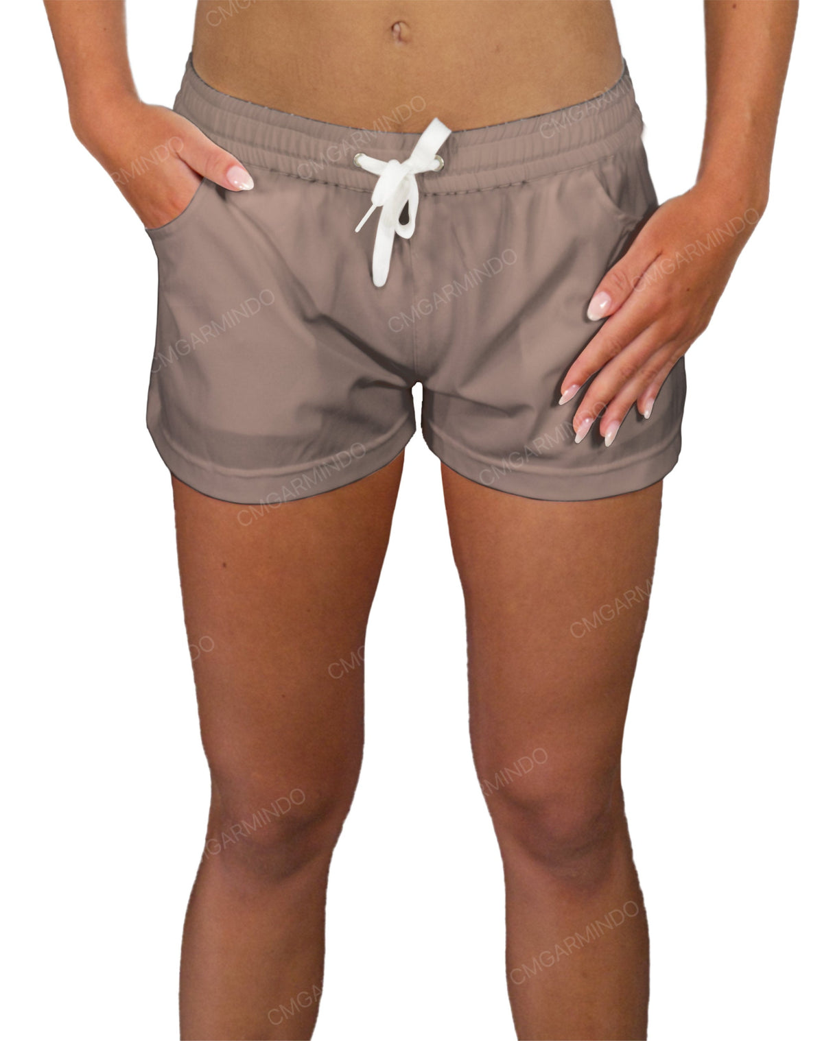 Elastic Waist Swim Shorts