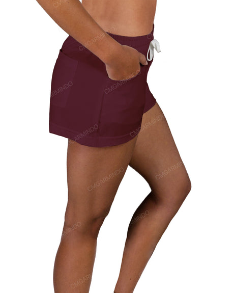 Elastic Waist Swim Shorts