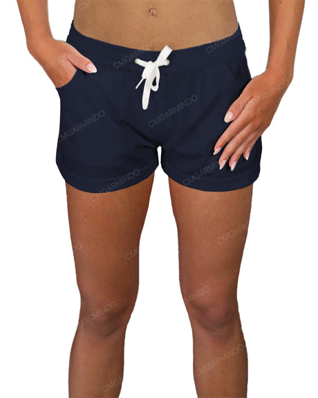 Elastic Waist Swim Shorts