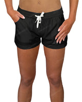 Elastic Waist Swim Shorts
