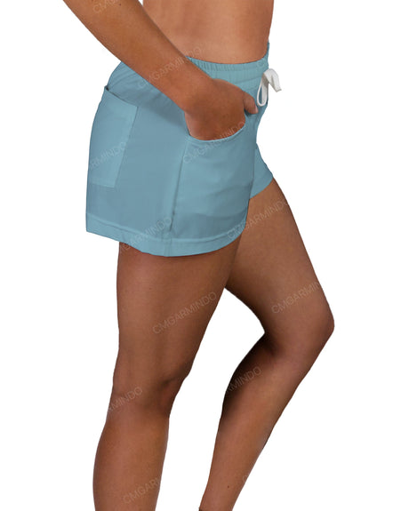 Elastic Waist Swim Shorts