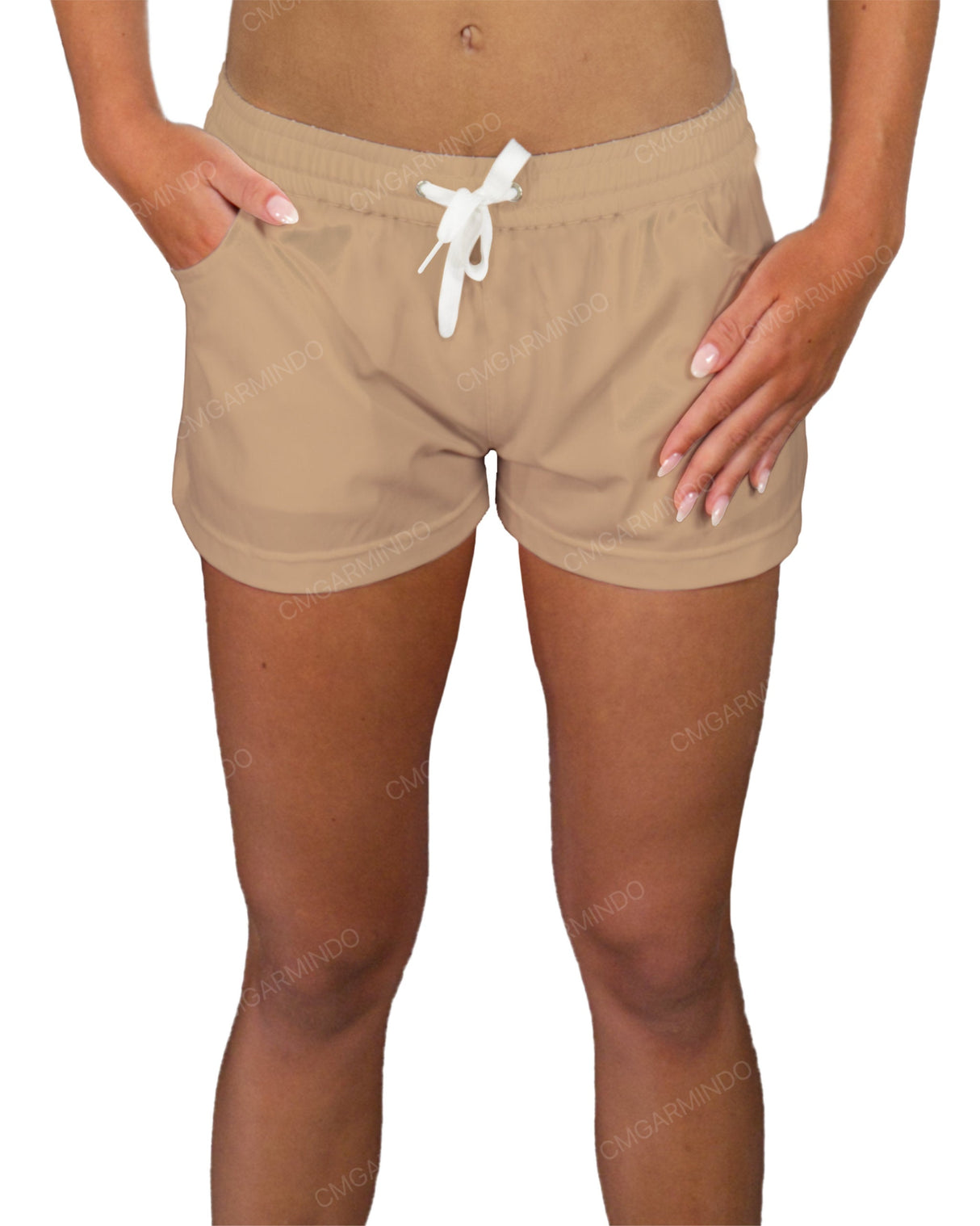 Elastic Waist Swim Shorts