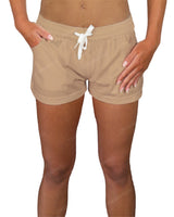 Elastic Waist Swim Shorts