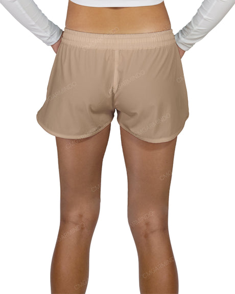 Relaxed Dolphin Hem Shorts