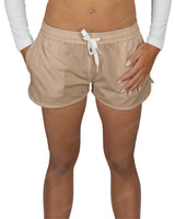 Relaxed Dolphin Hem Shorts