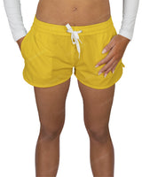 Relaxed Dolphin Hem Shorts