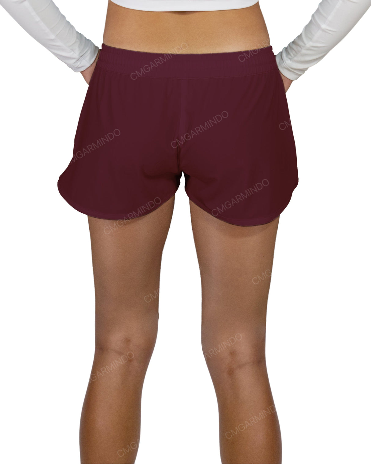 Relaxed Dolphin Hem Shorts